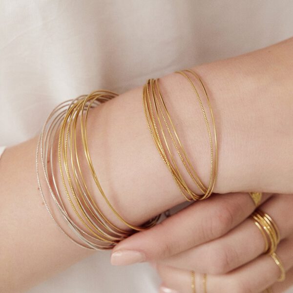 BDM – Armreif Bangle Désirs, vergoldet – Bild 2