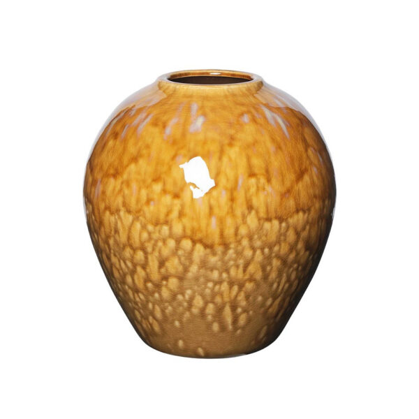 Borboletta Broste Keramik Vase gelbbraun Hamburg