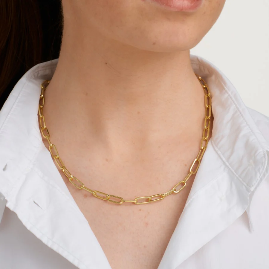 Pure by Nat – Kette, versilbert – Bild 2