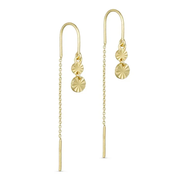 Pure by Nat – Mille Hook Ohrringe, vergoldet