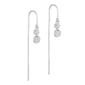 Pure by Nat – Mille Hook Ohrringe, versilbert