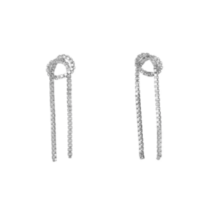 yours.Jewelry – Lucky Knot Ohrringe, silber