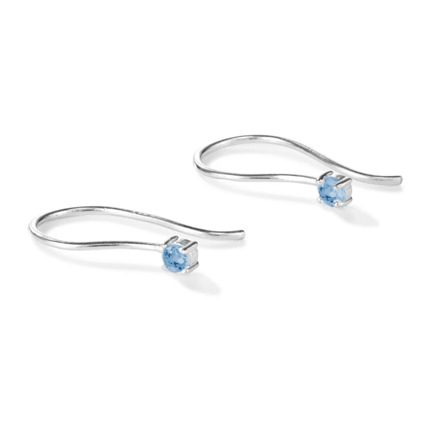 yours.Jewelry – Midnight Glim Ohrringe, silber