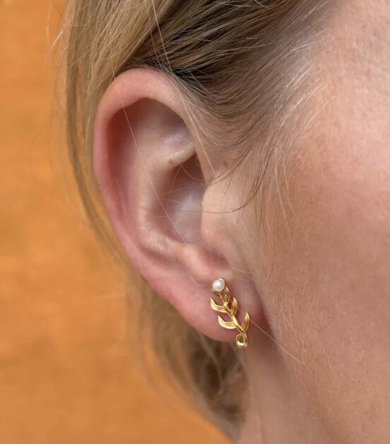 Hultquist – Marigold Climbers Ohrringe, vergoldet – Bild 2